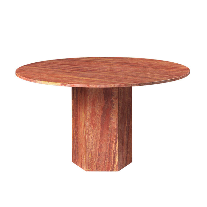 Table EPIC DINING Rouge brûlé GUBI