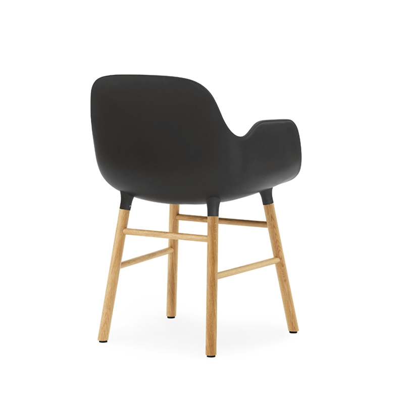 Chaise FORM ARMCHAIR Noir Normann Copenhagen