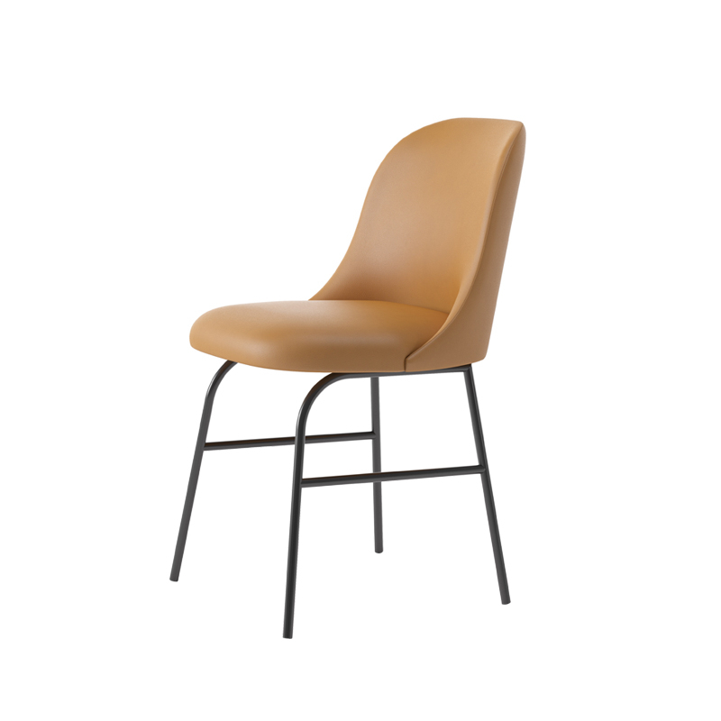 Chaise ALETA Cognac 002 / Noir VICCARBE
