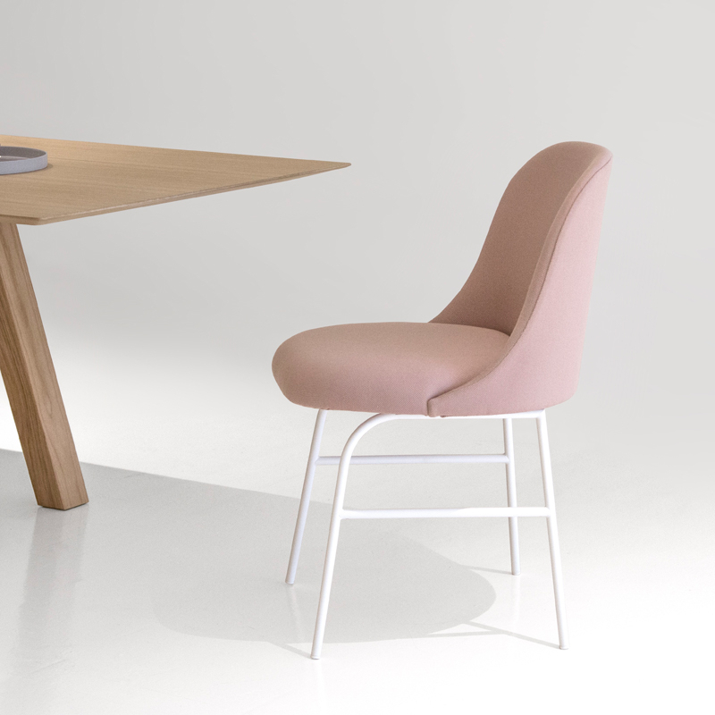 Chaise ALETA Step Melange 60004 / Laiton VICCARBE