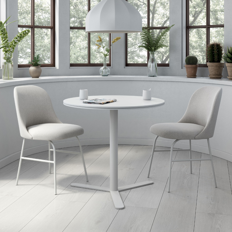 Chaise ALETA Step Melange 60004 / Laiton VICCARBE
