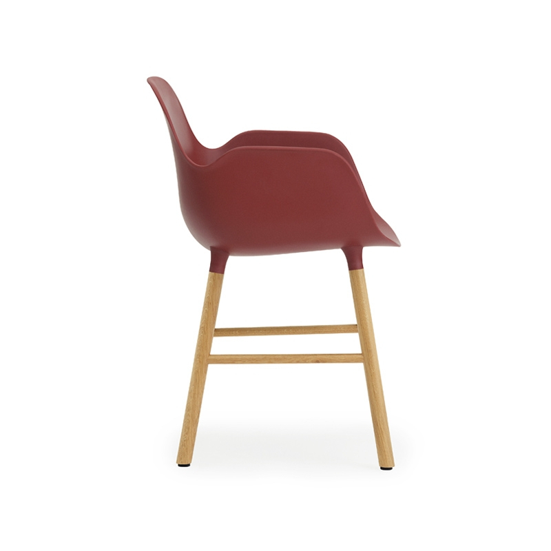 Chaise FORM ARMCHAIR Rouge Normann Copenhagen