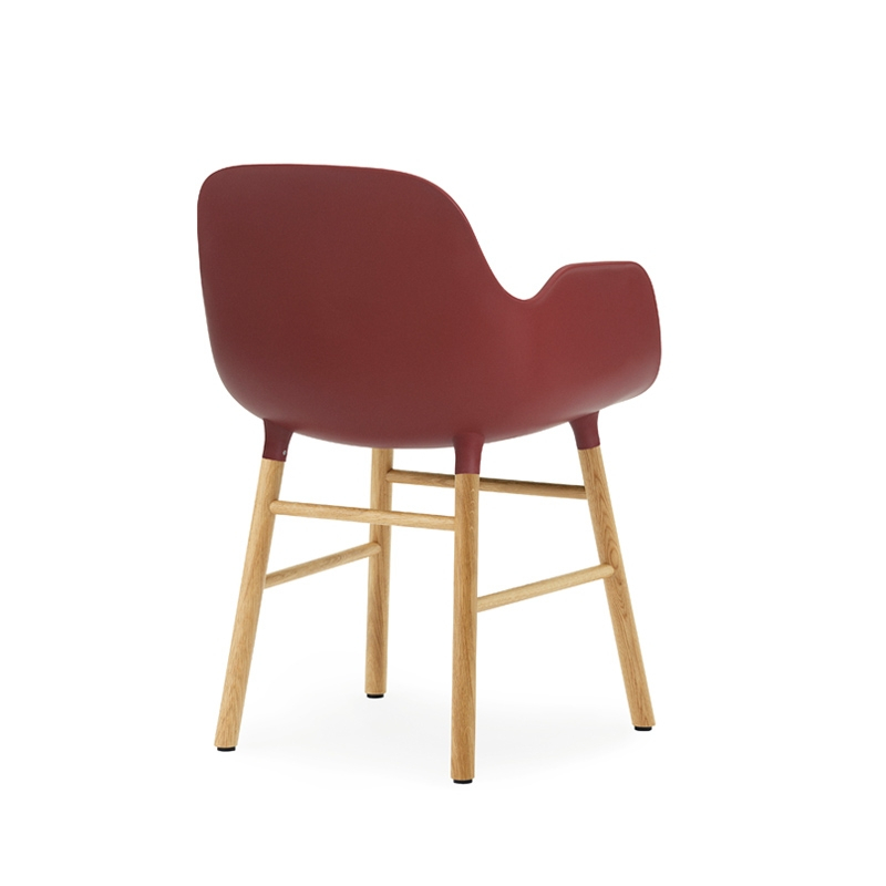 Chaise FORM ARMCHAIR Rouge Normann Copenhagen