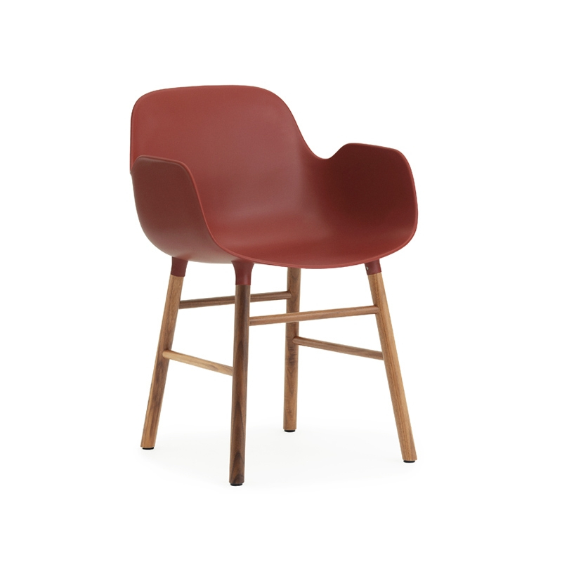 Chaise FORM ARMCHAIR Rouge Normann Copenhagen