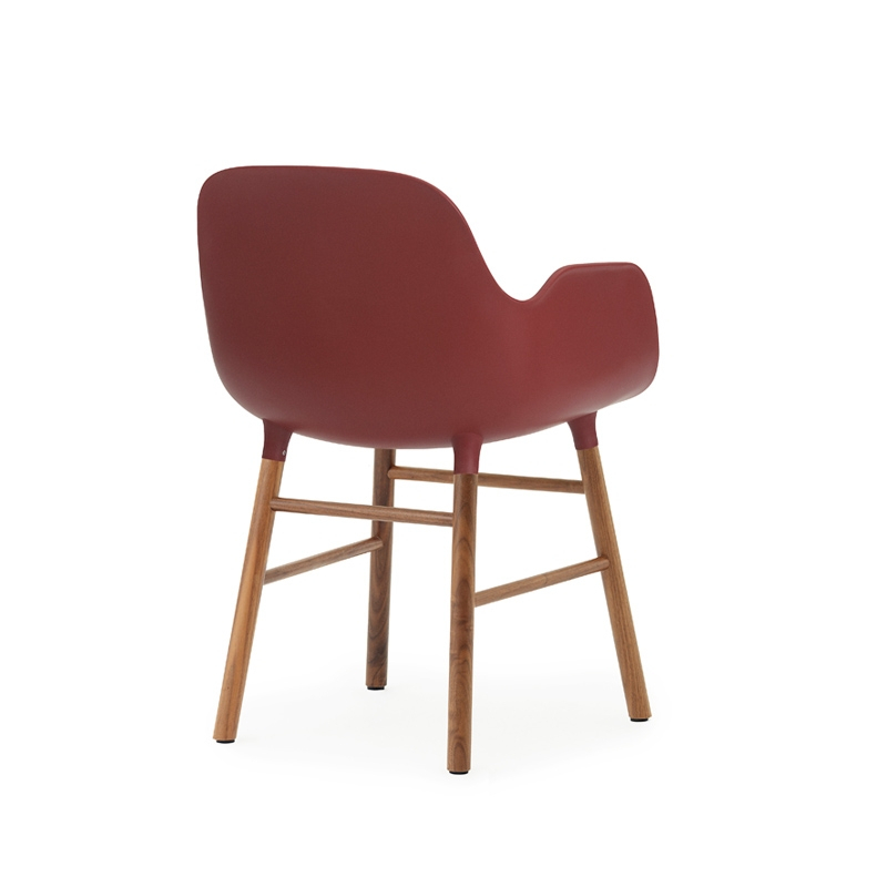Chaise FORM ARMCHAIR Rouge Normann Copenhagen