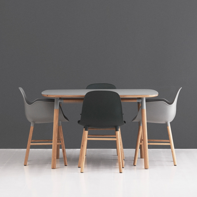 Chaise FORM ARMCHAIR Rouge Normann Copenhagen