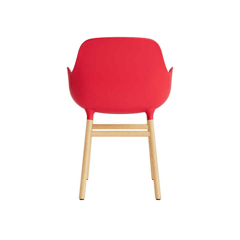 Chaise FORM ARMCHAIR Rouge vif  Normann Copenhagen