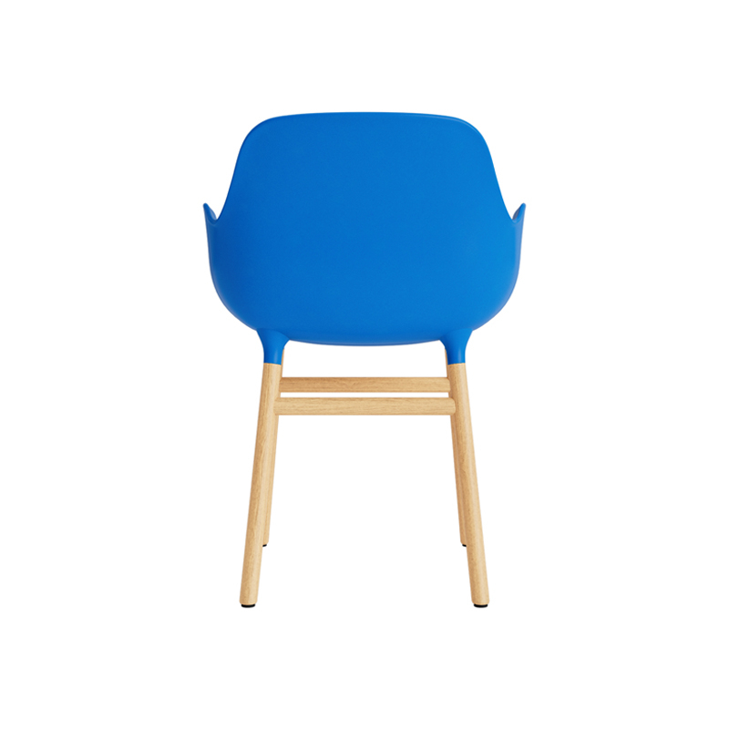 Chaise FORM ARMCHAIR Bleu vif  Normann Copenhagen