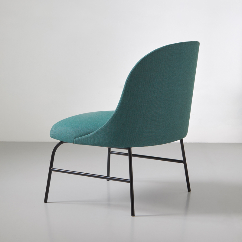Fauteuil ALETA Step Melange 68118 / Noir VICCARBE