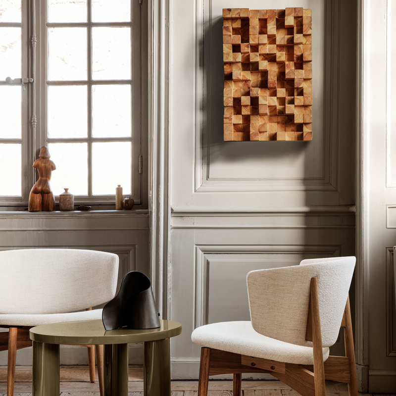 Lampe à poser OYSTER Noir FERM LIVING
