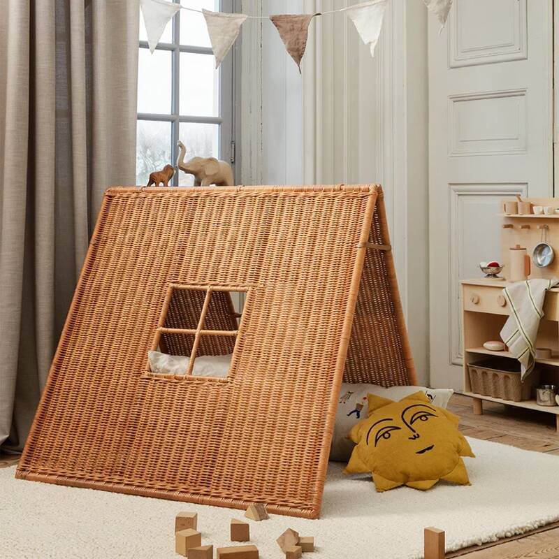 Tipi enfant Tente enfant BRAIDED Naturel FERM LIVING