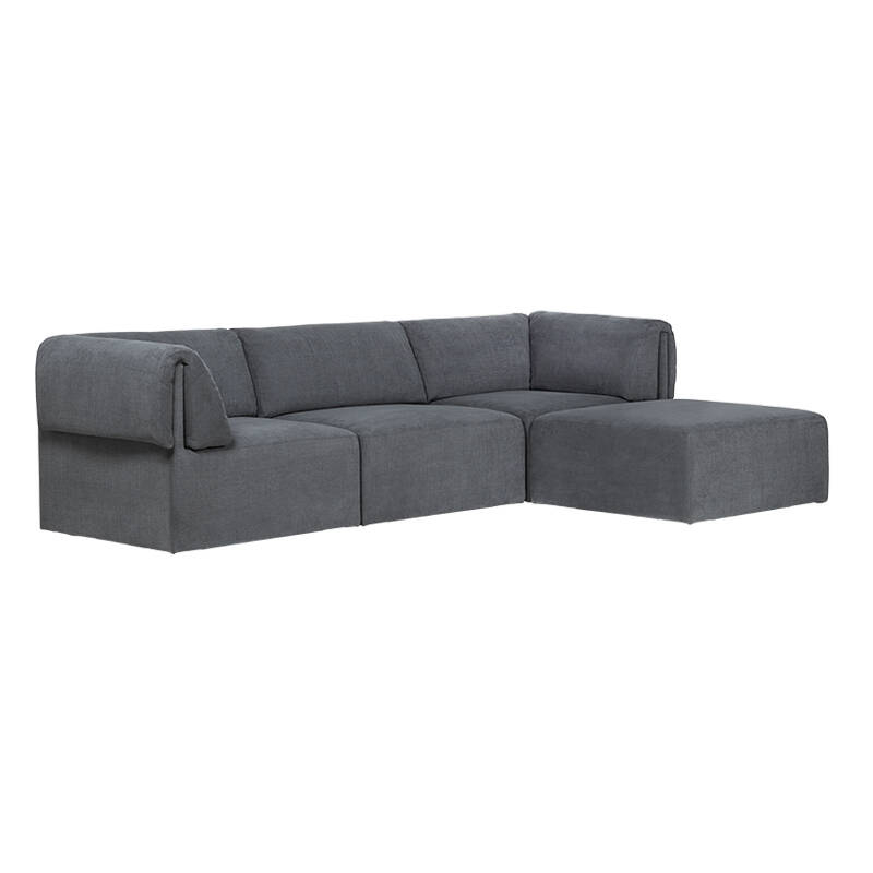 Canapé WONDER 3 places avec chaise longue Hot Madison 096 GUBI