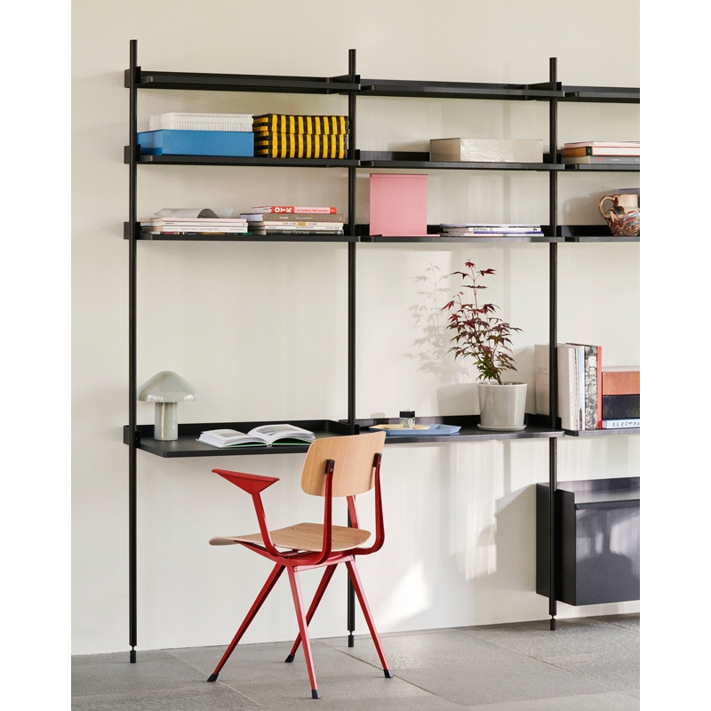 Bureau PIER SYSTEM 23 Blanc/ aluminium HAY