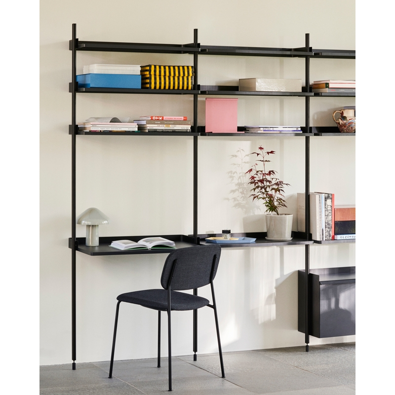 Bureau PIER SYSTEM 23 Blanc/ aluminium HAY