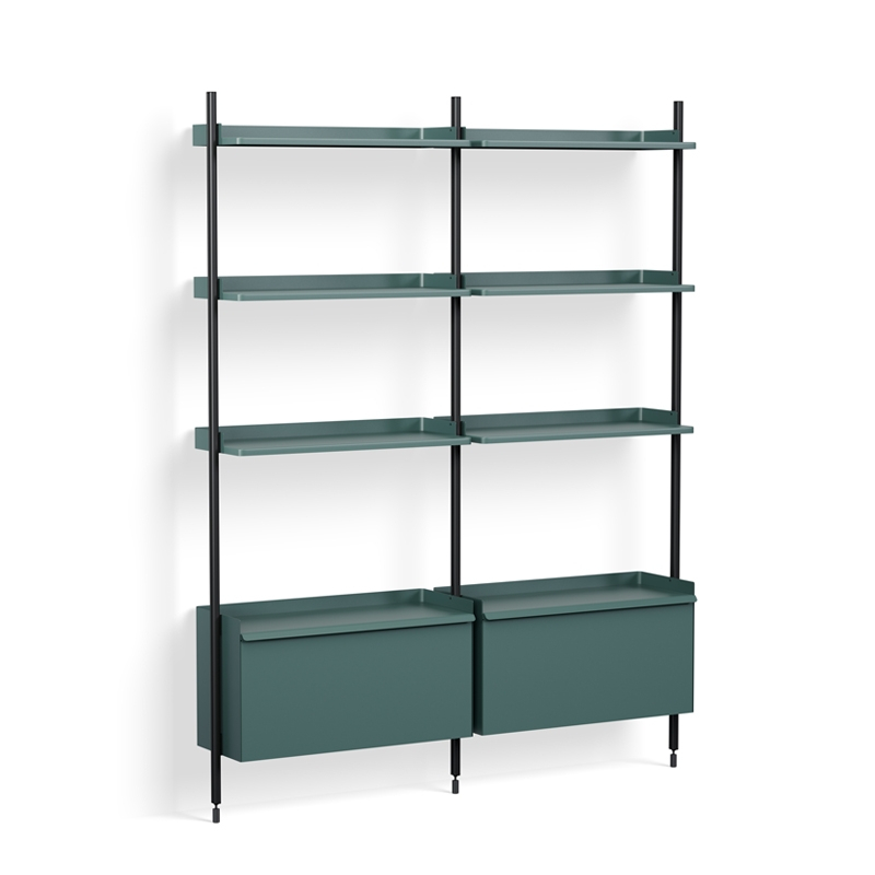 Etagère PIER SYSTEM 132 Bleu/ noir HAY