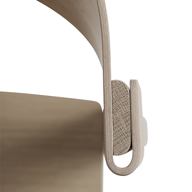 Chaise COVER SIDE CHAIR Chêne MUUTO