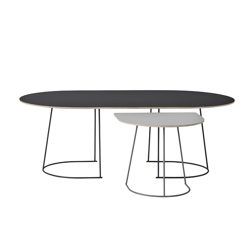 Table basse AIRY Half Blanc cassé MUUTO