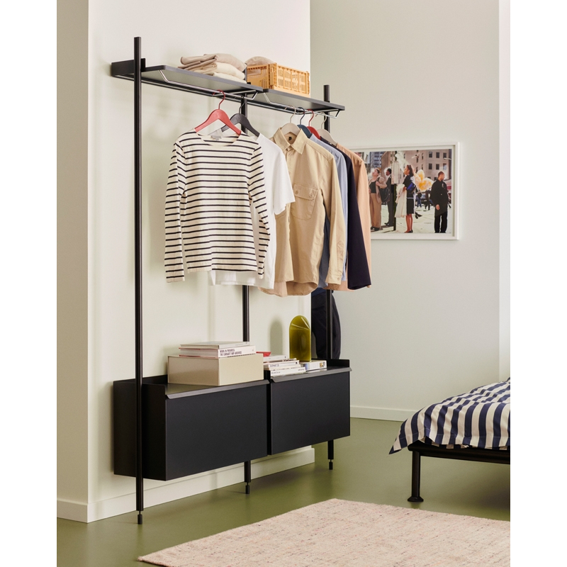 Meuble de rangement PIER SYSTEM 1002 Bleu/ aluminium HAY