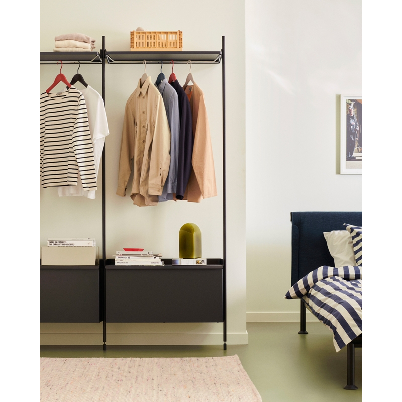 Meuble de rangement PIER SYSTEM 1002 Bleu/ aluminium HAY