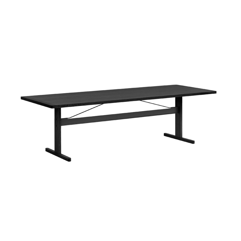 Table PASSERELLE Chêne noir/ noir HAY