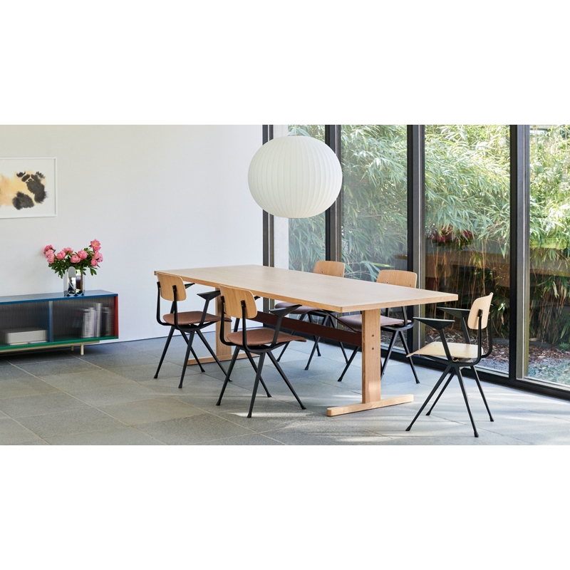 Table PASSERELLE Noyer/ noir HAY