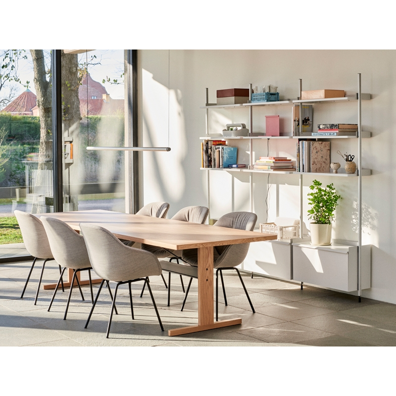 Table PASSERELLE Noyer/ noir HAY