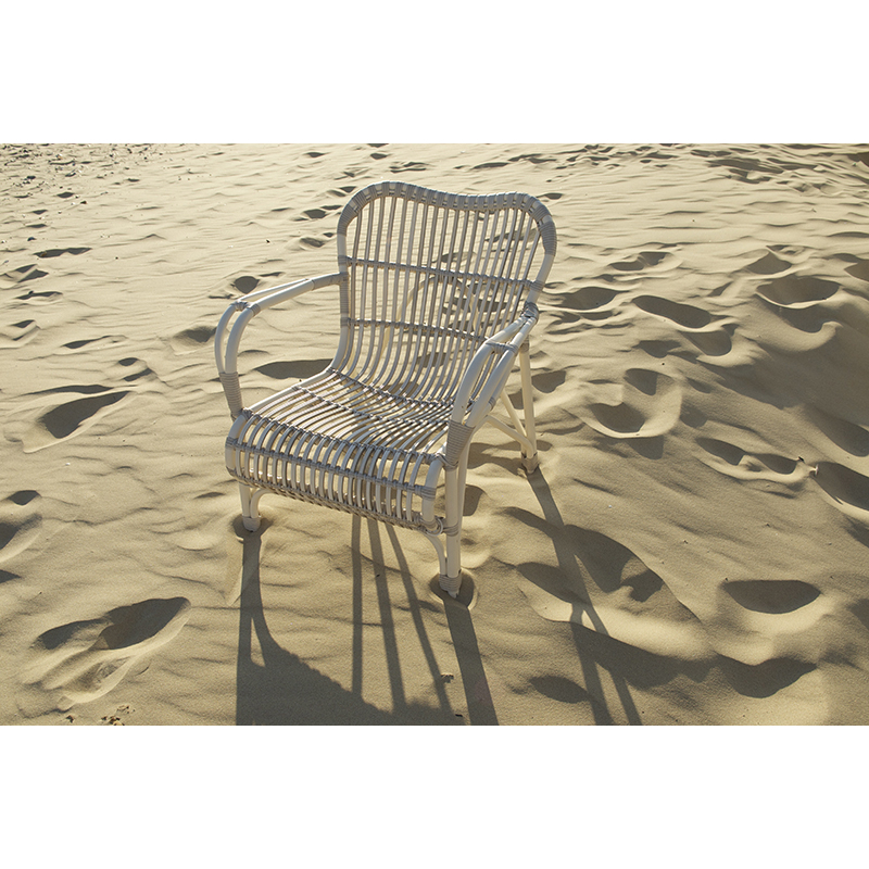Fauteuil extérieur Fauteuil LUCY LAZY Blanc cassé VINCENT SHEPPARD