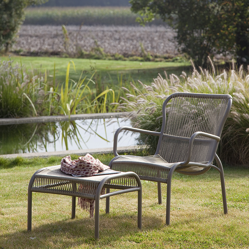 Fauteuil extérieur Fauteuil LOOP Taupe VINCENT SHEPPARD