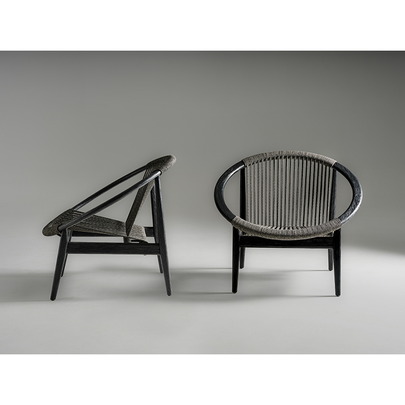 Fauteuil extérieur Fauteuil FRIDA Noir onyx VINCENT SHEPPARD