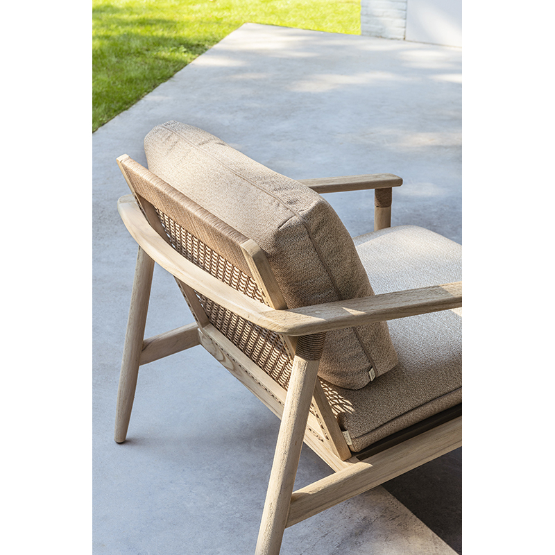 Fauteuil extérieur Fauteuil DAVID Savane Coconut  S2222 VINCENT SHEPPARD