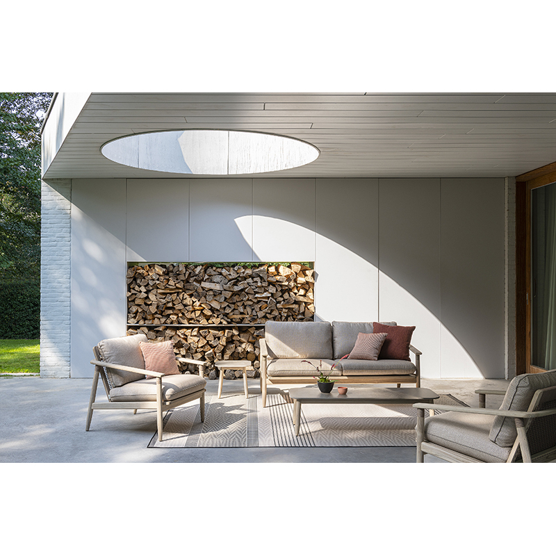 Fauteuil extérieur Fauteuil DAVID Savane Coconut  S2222 VINCENT SHEPPARD
