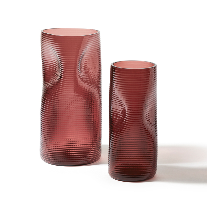 Vase Vase CORAL H 34 Amethyste transparent CASSINA
