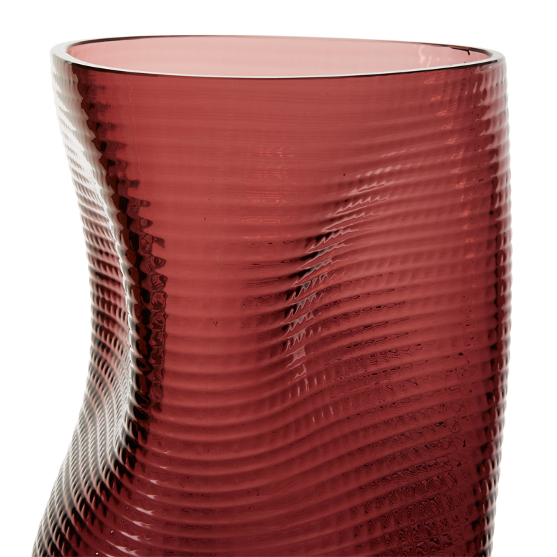 Vase Vase CORAL H 34 Amethyste transparent CASSINA