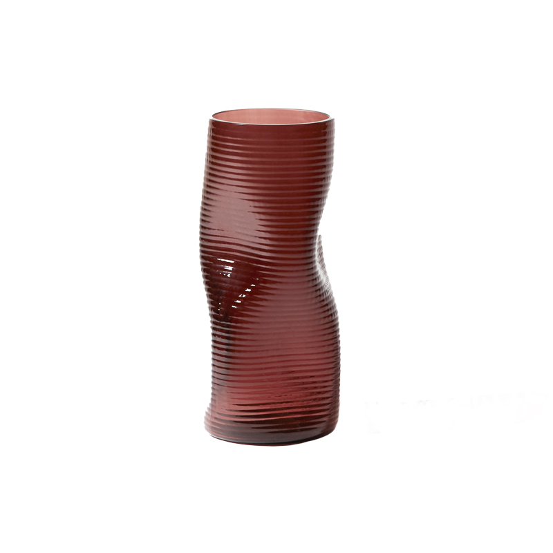Vase Vase CORAL H 34 Amethyste transparent CASSINA