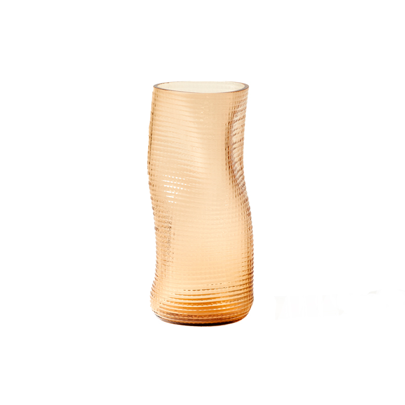 Vase Vase CORAL H 34 Rose transparent CASSINA