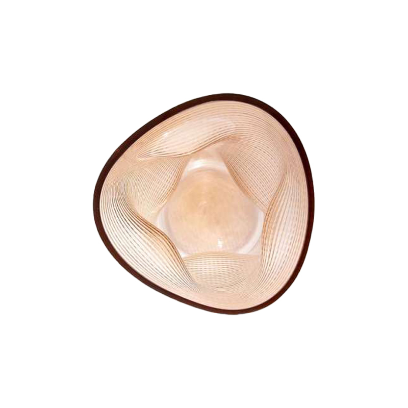 Vase Vase CORAL H 34 Rose transparent CASSINA