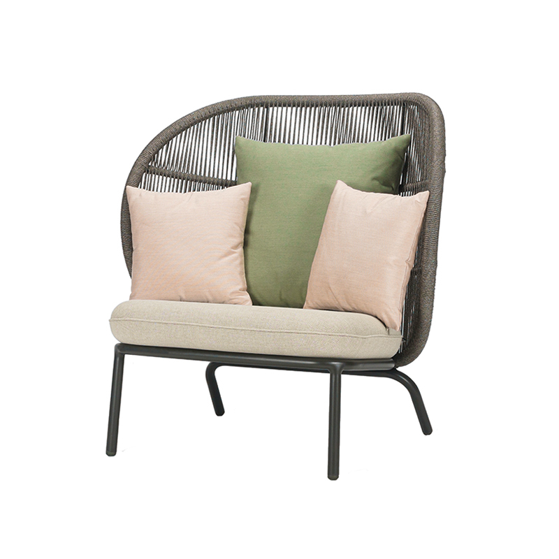 Fauteuil extérieur Fauteuil KODO COCOON Gris fossile/ Almond VINCENT SHEPPARD