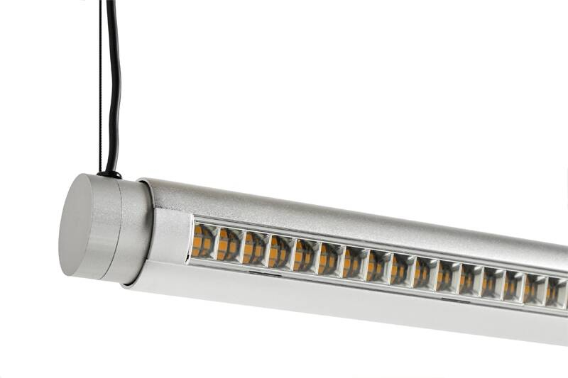 Suspension LINEAR FACTOR lumière directionnelle Aluminium anodisé HAY