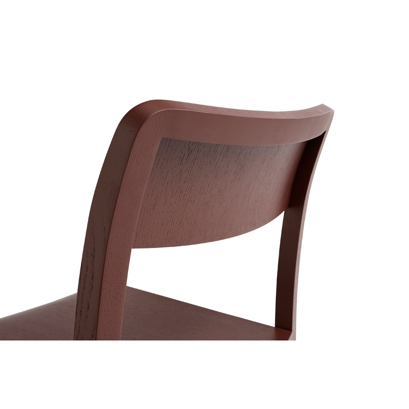 Chaise PASTIS Rouge foncé HAY
