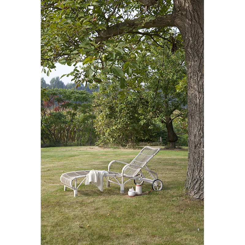 Bain de soleil, chaise longue et hamac Bain de soleil LUCY Blanc cassé VINCENT SHEPPARD