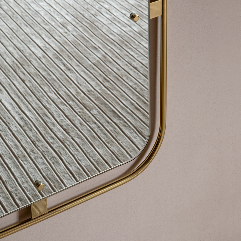 Miroir NIMBUS RECTANGULAR Laiton poli AUDO COPENHAGEN