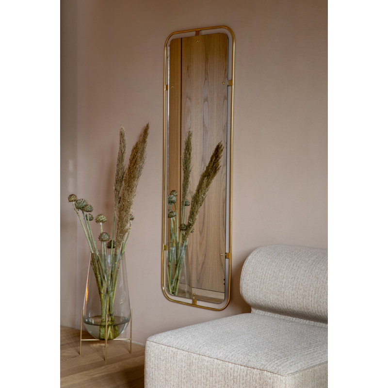 Miroir NIMBUS RECTANGULAR Laiton poli AUDO COPENHAGEN