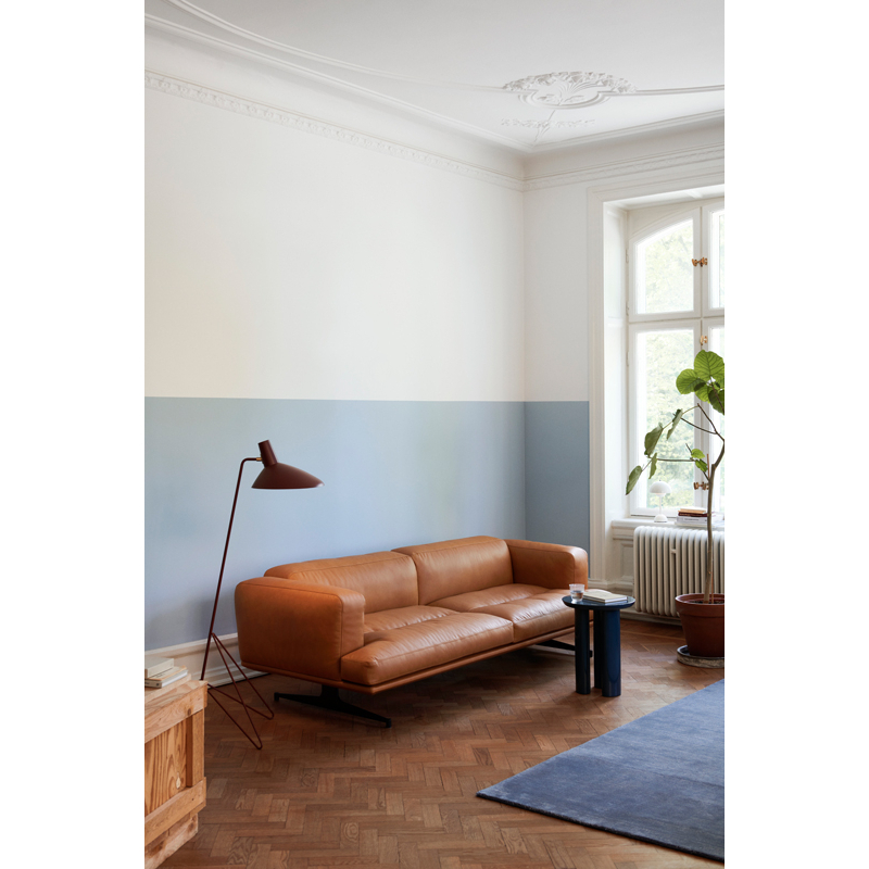 Canapé INLAND AV23 cuir Cuir cognac AND TRADITION