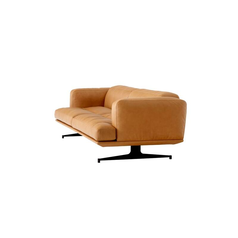 Canapé INLAND AV23 cuir Cuir cognac AND TRADITION