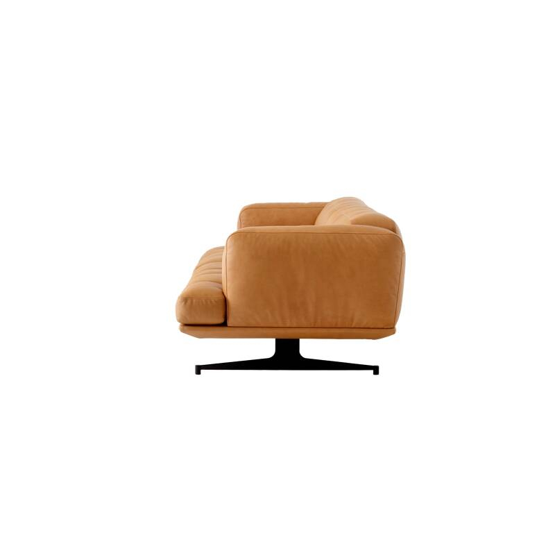 Canapé INLAND AV23 cuir Cuir cognac AND TRADITION