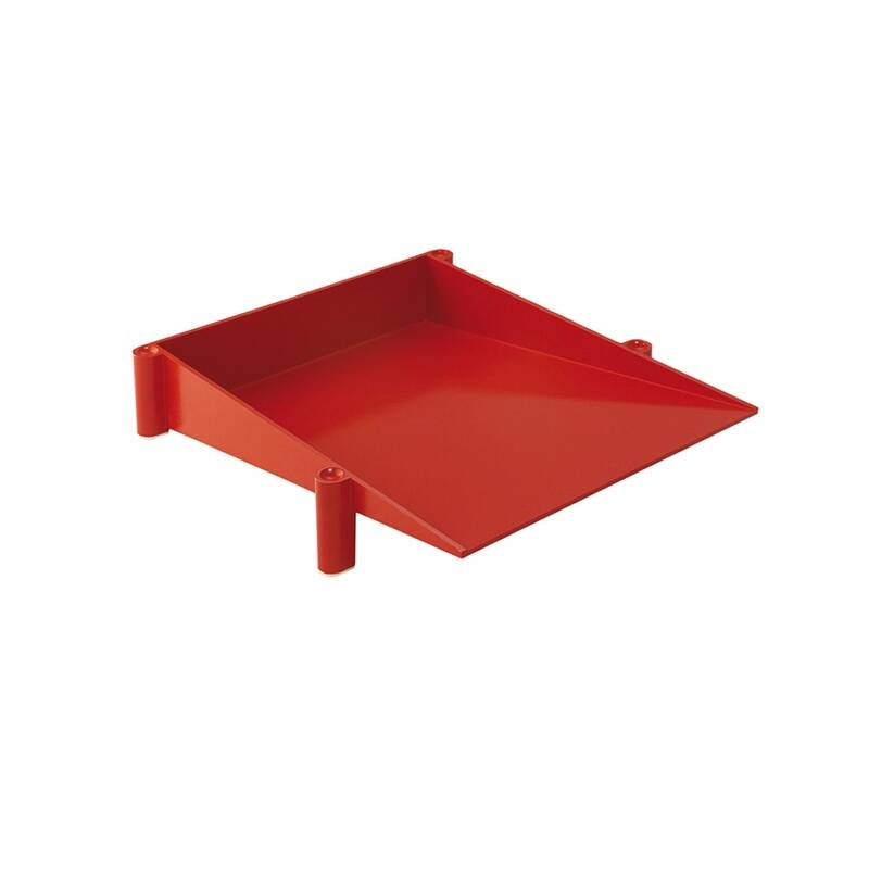 Corbeille à courrier SUMATRA Rouge DANESE