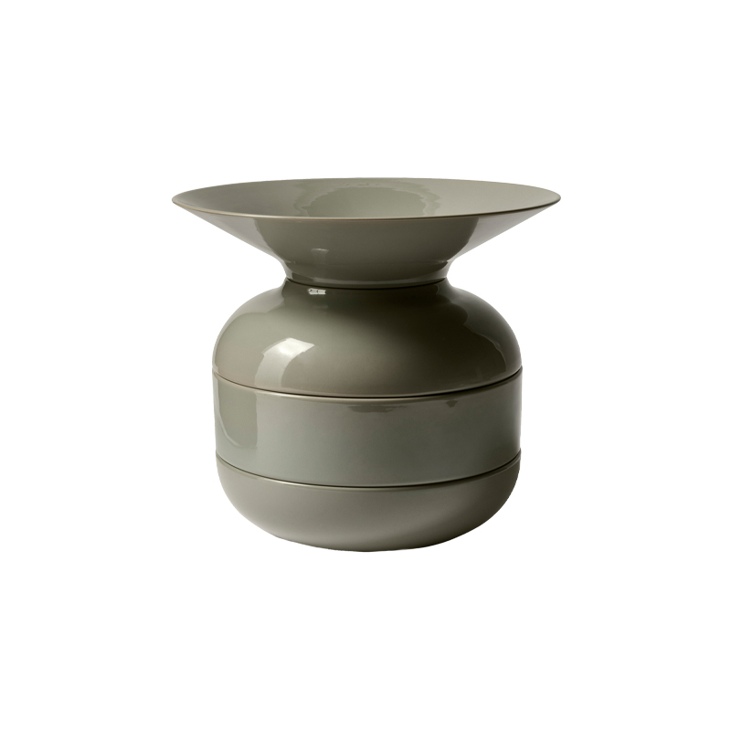 Vase Récipient empilable TORRECOTTA VASE Gris CASSINA