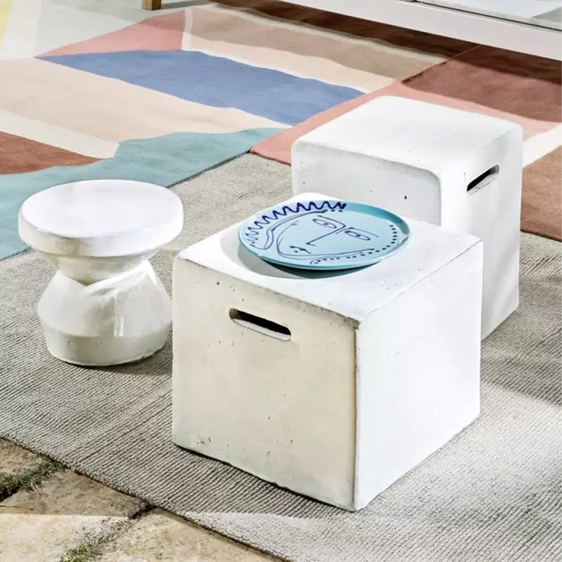 Table basse extérieur Guéridon INOUT 43 Blanc GERVASONI