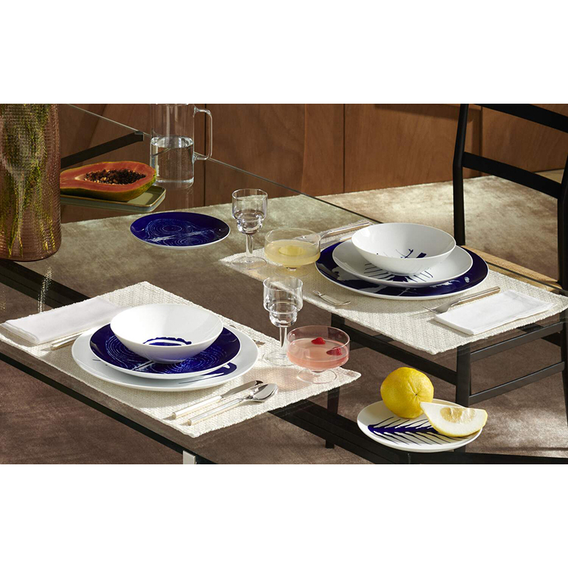 Assiette Set de 2 assiettes à dessert Ø 20,5 LE MONDE DE CHARLOTTE PERRIAND CASSINA