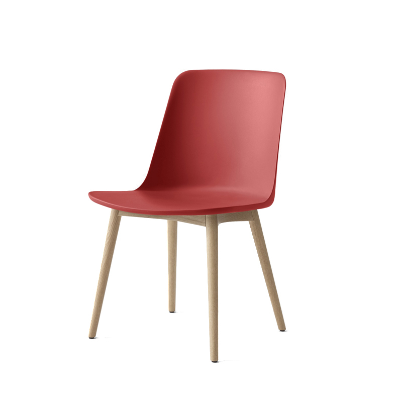 Chaise RELY HW71 Rouge vermillon AND TRADITION